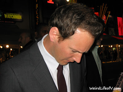 Patrick Wilson signing autographs for fans 